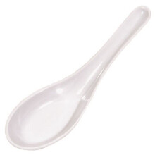 1 Oz. Melamine Soup Spoon - White