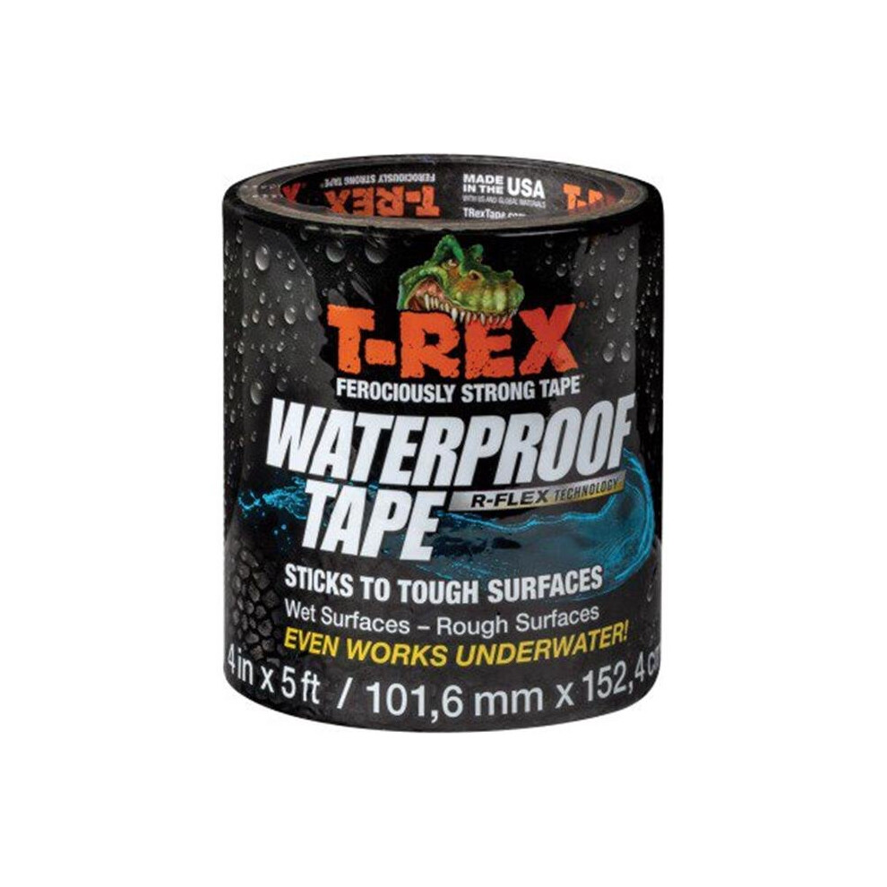 Duck Brand DUC285987 2 in. x 5 ft. T-Rex Waterproof Tape - Black