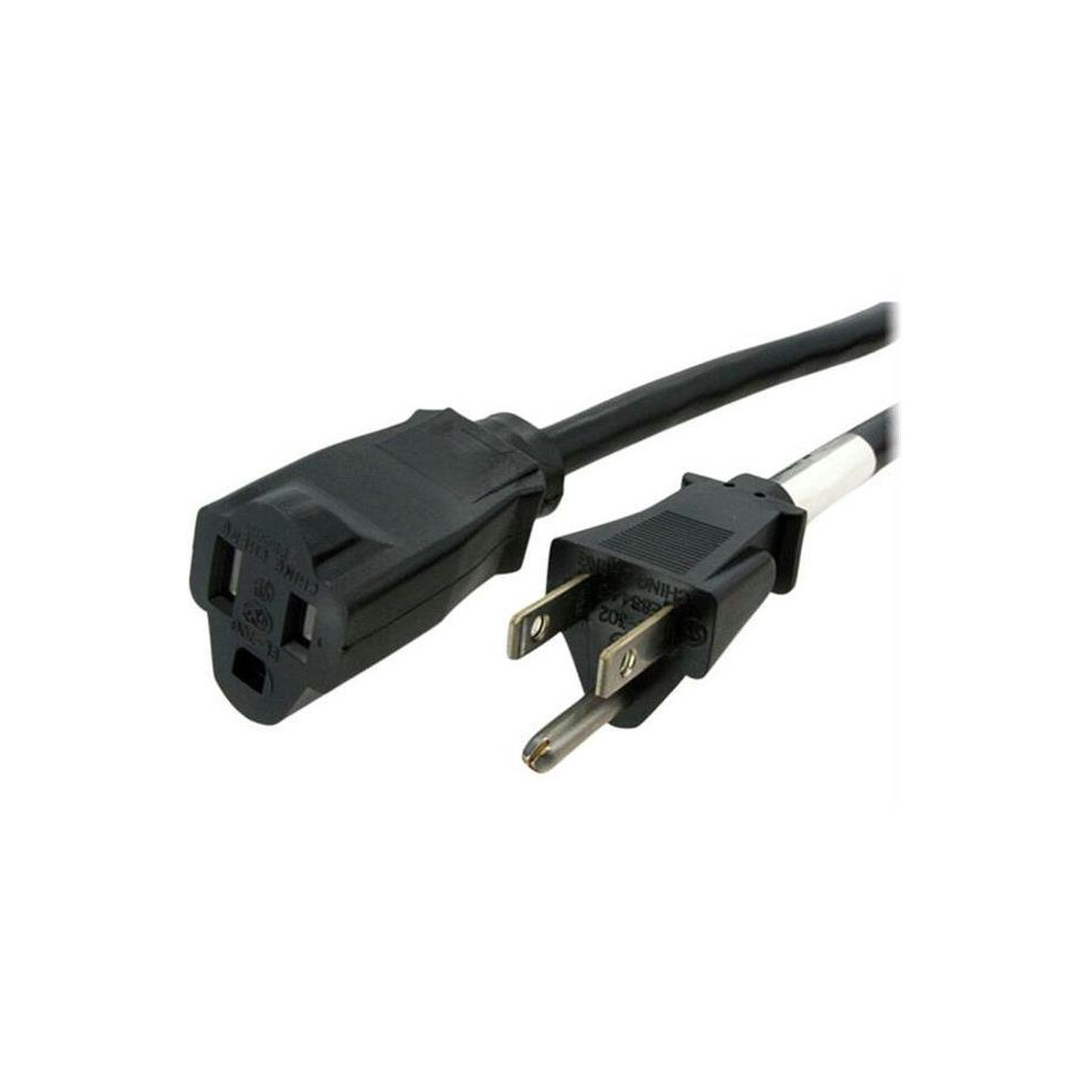 Startech 15 Ft Power Cord Extension - Nema 5-15R To Nema 5-15P 654204670288