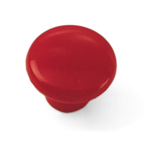 1.25 in. Plastic Knob - Red
