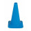 9 in. Height Plastic Cone, Blue 1