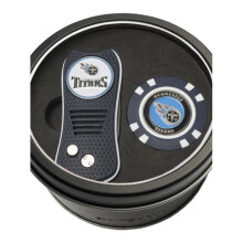 Team Golf 637556330536 Tennessee Titans Tin Set - Switchfix, Golf Chip
