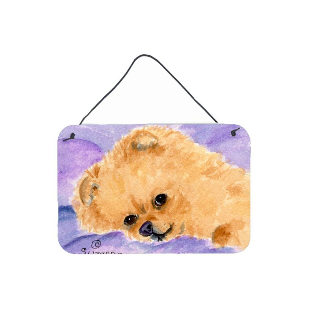 Pomeranian Indoor Aluminium Metal Wall Or Door Hanging Prints Comfortcreator