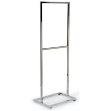 22 x 28 in. Tube Base Bulletin Sign Holder, Chrome