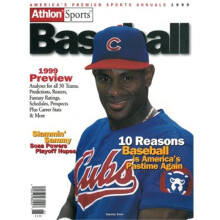 CTBL-013034 Sammy Sosa Unsigned Chicago Cubs Sports 1999 MLB Baseball Preview Magazine