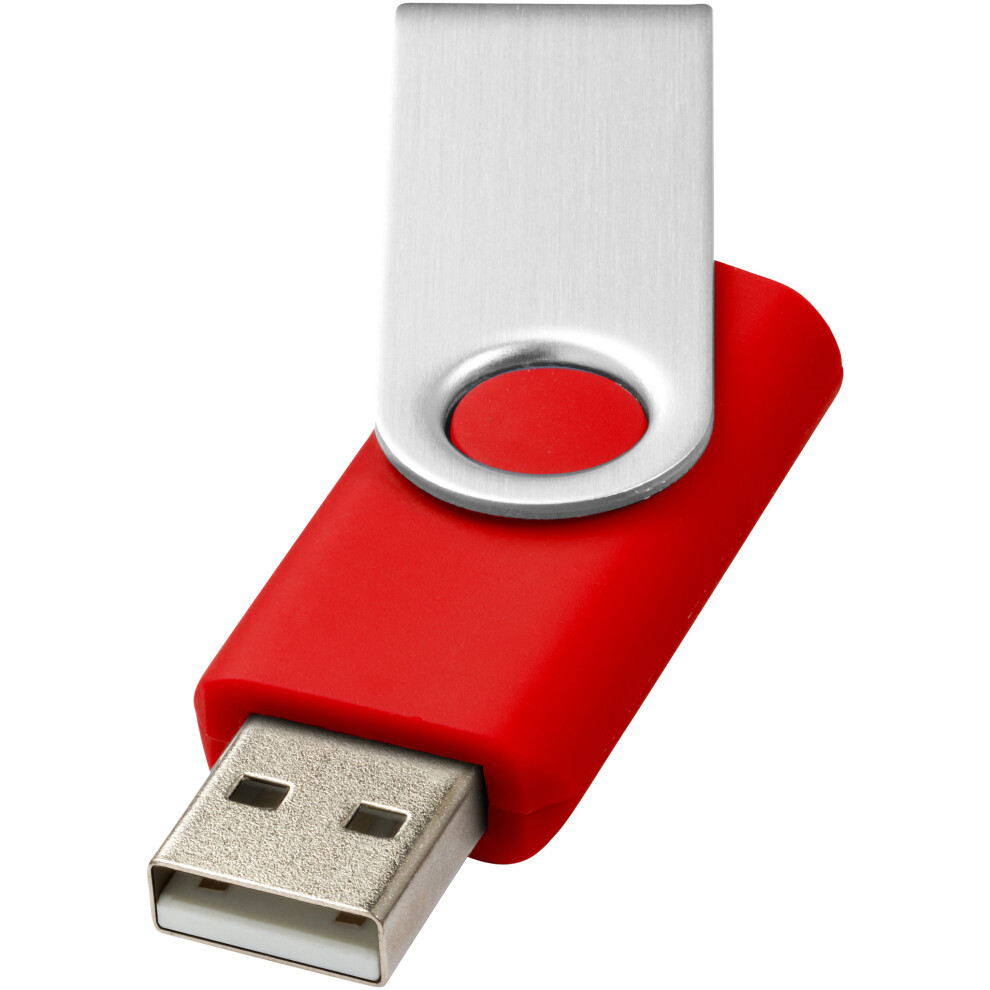 Bullet Red (8Gb, Bright ) Rotate Basic Usb Flash Drive (Pack Of 2) Size 2