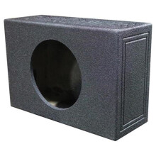 Qpower BQSHALLOW112V Single 12 in. Shallow Vented Woofer Box with an Outer Carton
