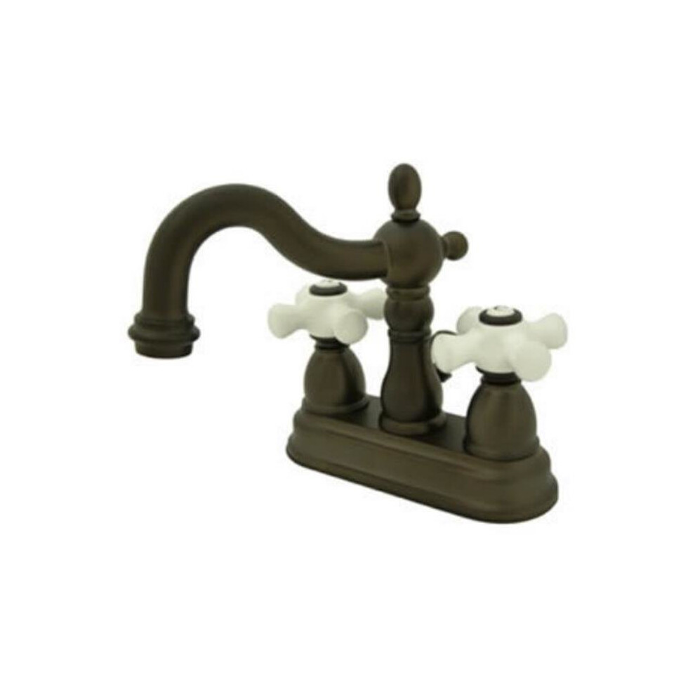 4 Inch Center Set Lavatory Faucet With Brass Pop-Up - Oil Rubbed Bronze Finish 661541540952