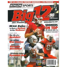 CTBL-012557 Brandon Weeden And Justin Blackmon Unsigned Oklahoma State Cowboys Sports 2011 College Football Big 12 Preview Magazine