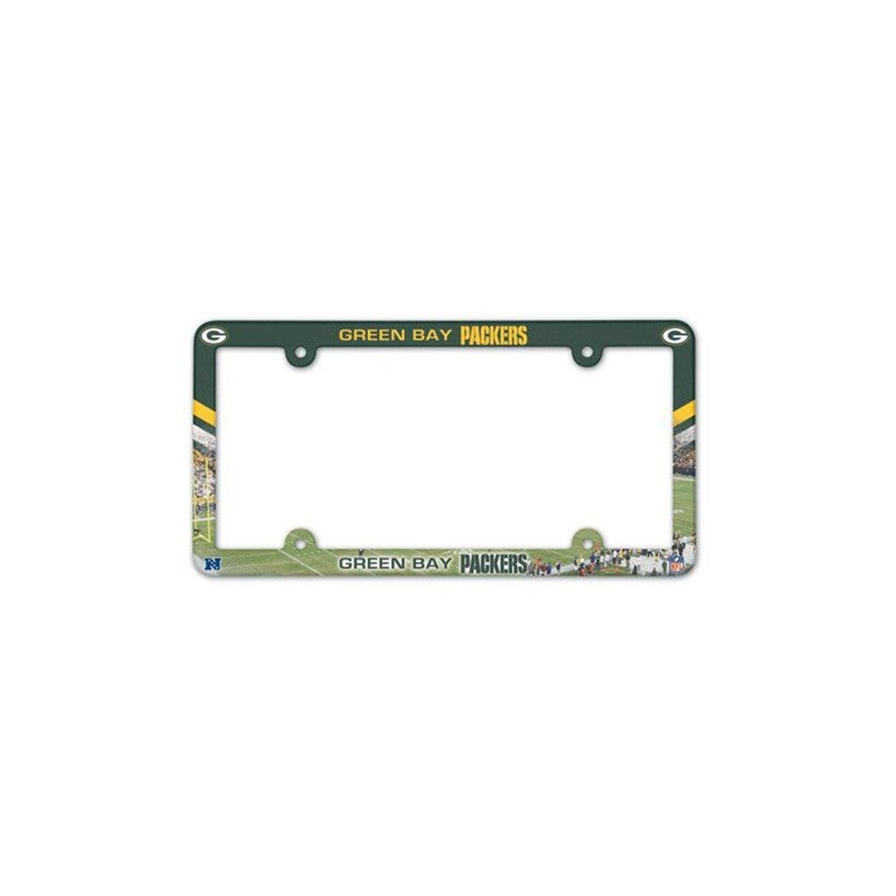 Bay Packers Full Color License Plate Frame Green 657248063832
