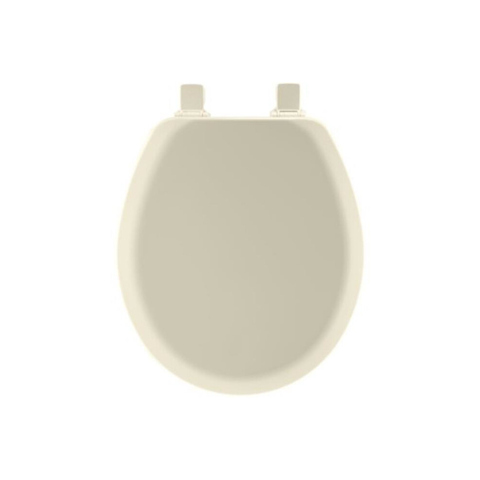 Bemis Manufacturer 212895 Biscuit Round Wood Toilet Seat