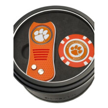 Team Golf 637556206534 Clemson Tigers Tin Set - Switchfix, Golf Chip
