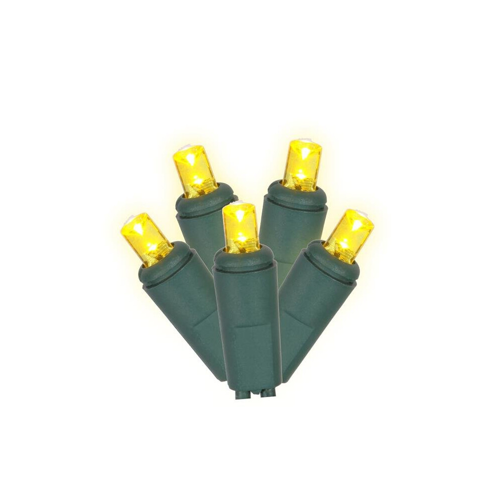 50Lt LED Bulb Yellow Twinkle Wire Wide Angle End Connecting 6 in. Spacing 25 ft. LED Bulb-image-OPC-PW5JZB-NEW