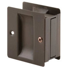 164430 2.5 x 1.37 Solid Brass Pocket Door Pull