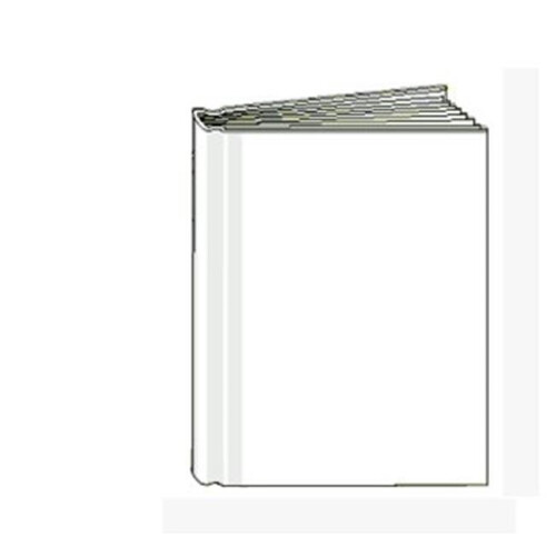 White Hardcover Blank Book- 8.13X6.38