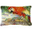 Red Parrot At Lulus Canvas Fabric Decorative Pillow 1