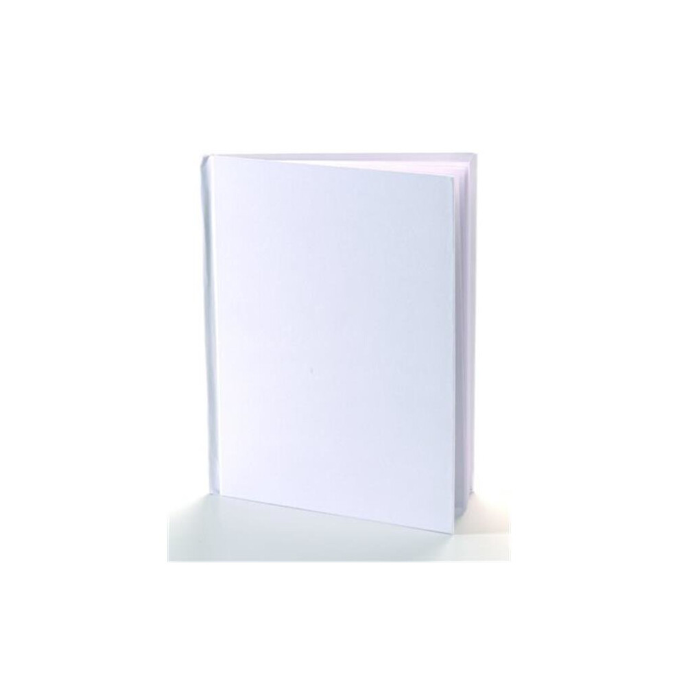 White Hardcover Blank Book 11X8.5