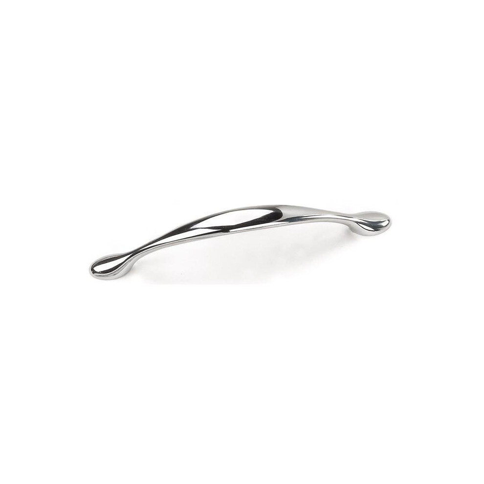 128 Mm Large Spoon Foot Pull - Polished Chrome 746591319649