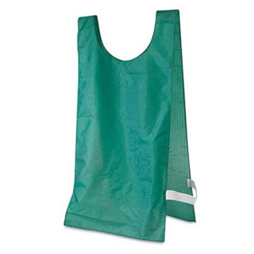 Heavyweight Pinnies  Nylon  One Size  Green  12 per Pack
