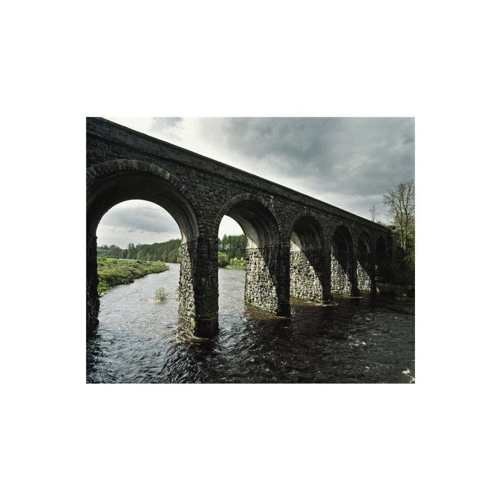 Brainboosters Randalstown Co Antrim Ireland Disused 19Th Century Railway Viaduct Poster Print By The Irish Image Collection, 32 X 26 - Large
