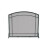 SINGLE PANEL BLACK WROUGHT IRON MISSION SCREEN 1