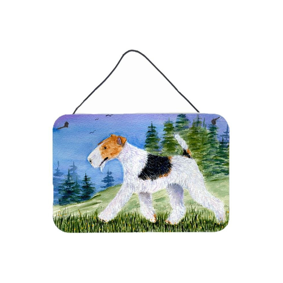 Fox Terrier Indoor Aluminium Metal Wall Or Door Hanging Prints Comfortcreator
