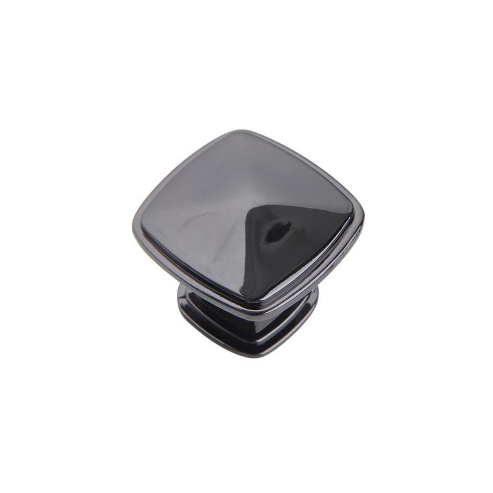 1.25 In. Merle Deco Cabinet Hardware Square Knob, Weathered Nickel 723902410097