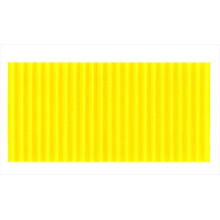 Fade Resistant Solid Color Corrugated Paper Roll, Canary