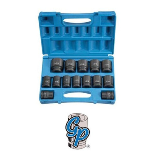 3/4" Drive 14 Pieces Sae Impact Socket Set