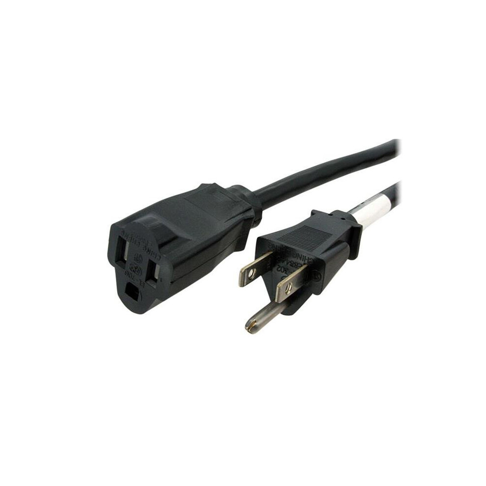 Startech 10Feet 14Awg Power Cord Extension Nema 5-15R To Nema 5-15P Retail 654204039498