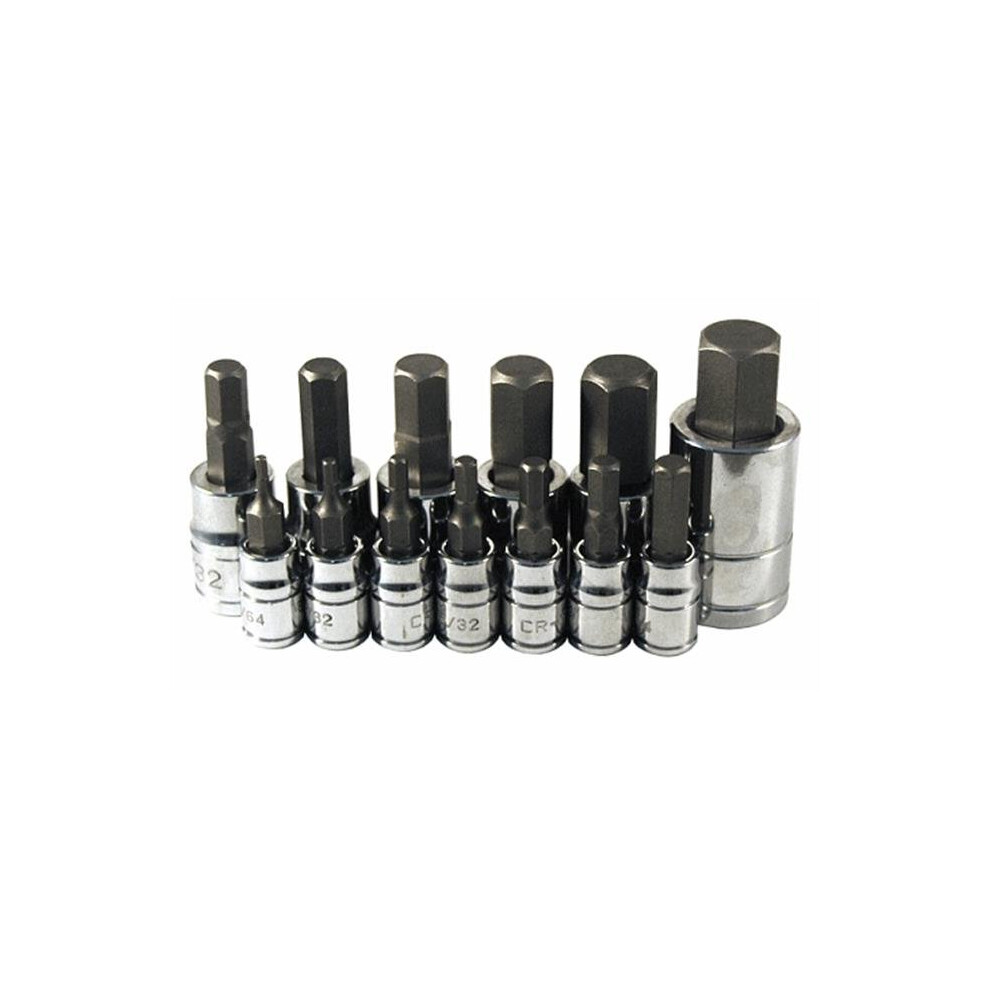 13 Pc. Sae Hex Bit Socket Set 654204431483