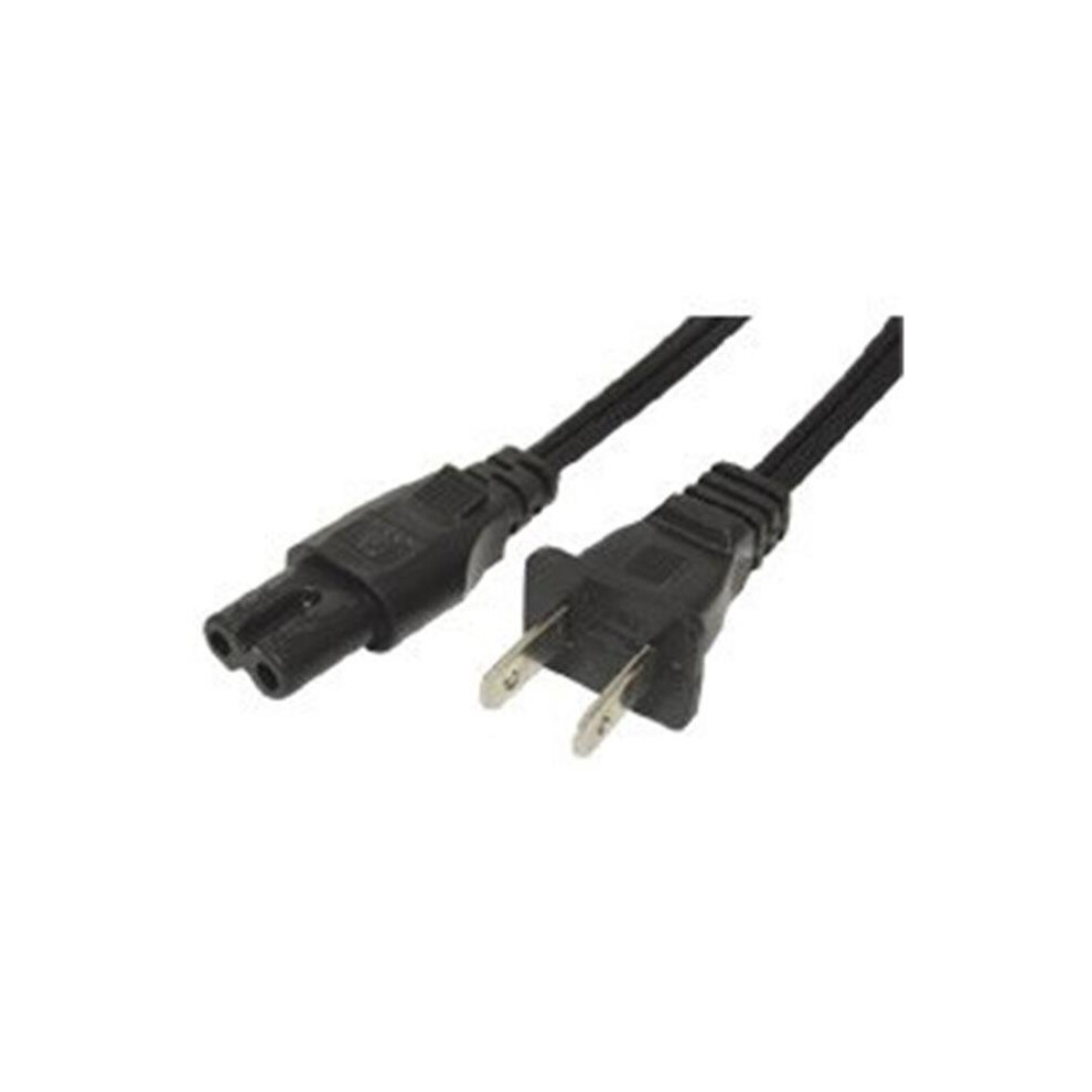 6Ft Non-Polarized Power Cord (Iec320 C7 To Nema 1-15P) 654204161465