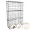 MonsterShop Gabion Baskets Garden Outdoor Cages Mesh Wire Stone / 100 x 50 x 30cm / 3 Pack 6