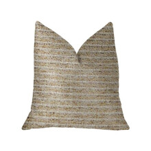 Willow Creek Beige & Ivory Luxury Throw Pillow, 26 x 26 in.