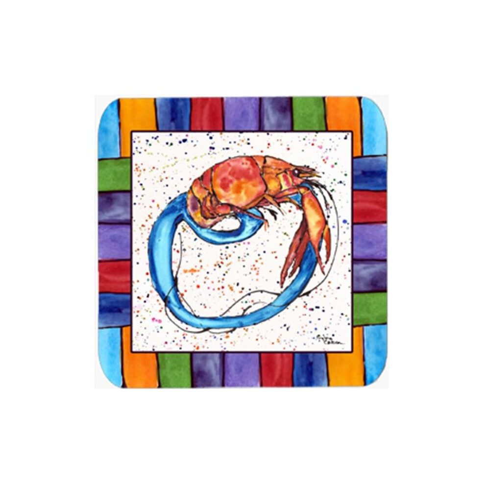 Crawfish Foam Coasters - Set 4, 3.5 x 3.5 In.-image-OPC-PW6NQR-NEW