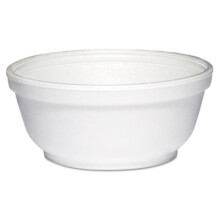 Bowl,8 Oz,Foam,Wh