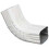 27064 Aluminum Gutter Elbow - White 1
