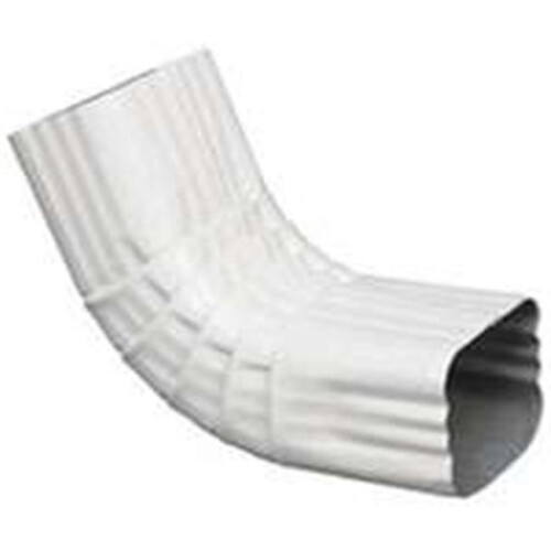 27064 Aluminum Gutter Elbow - White