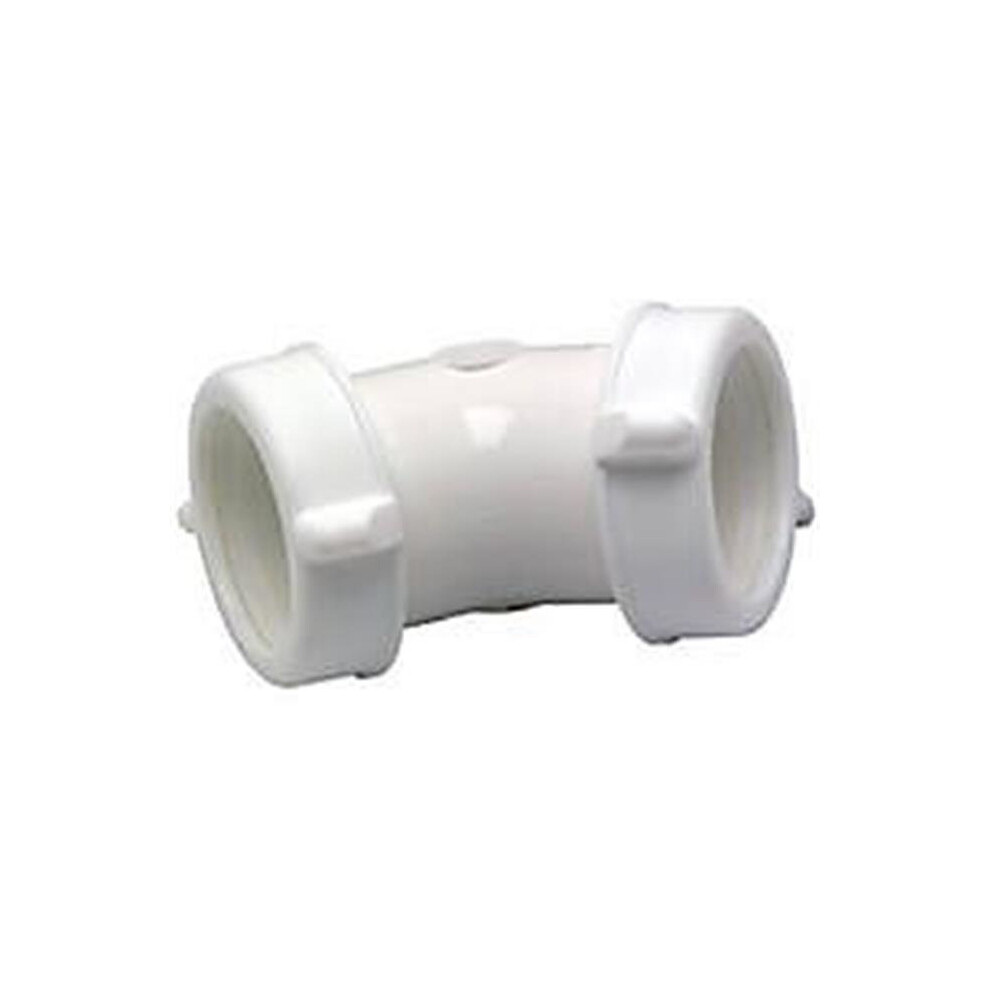 Master Plumber Plastic 45 Deg Lavatory & Kitchen Drain Elbow 753153434887