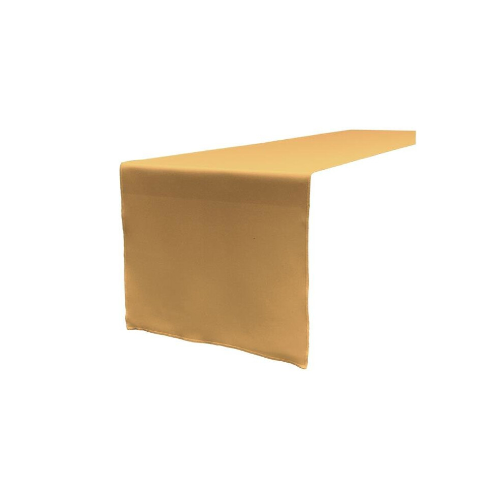 TCpop14x108-GoldP14 Polyester Poplin Table Runner, Gold - 14 x 108 in.-image-OPC-PW6VDH-NEW