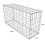 MonsterShop Gabion Baskets Garden Mesh Outdoor Cages Wire Stone / 100 x 50 x 30cm / 6 Pack 8
