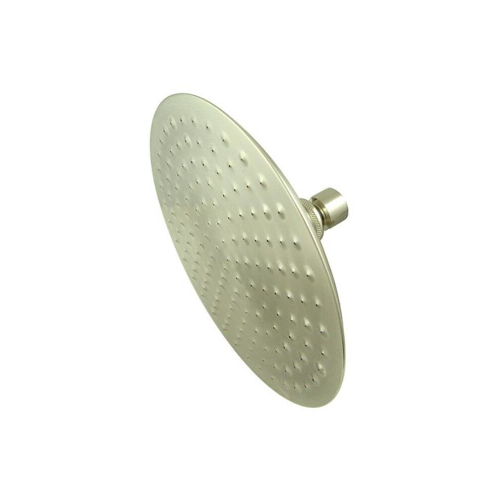 8 Inch Diameter Brass Shower Head - Satin Nickel-image-OPC-PW6XK9-NEW