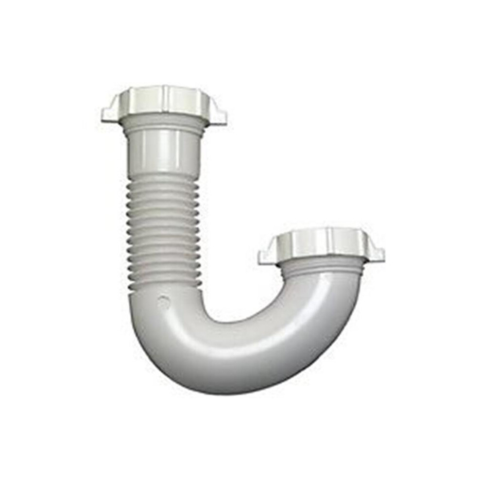 Master Plumber White Lavatory Drain J Bend 723902372951