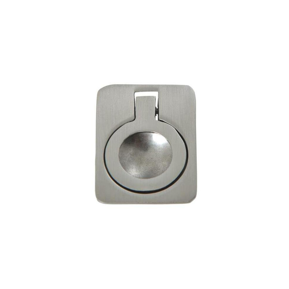 Kent 1.62 X 1.12 X 0.62 In. Brushed Nickel Ring Cabinet Pull 723902410028
