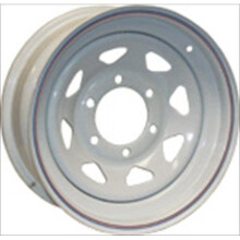 20522 15 x 6 Tire & Wheel 5 Lug Wheel Spoke, White