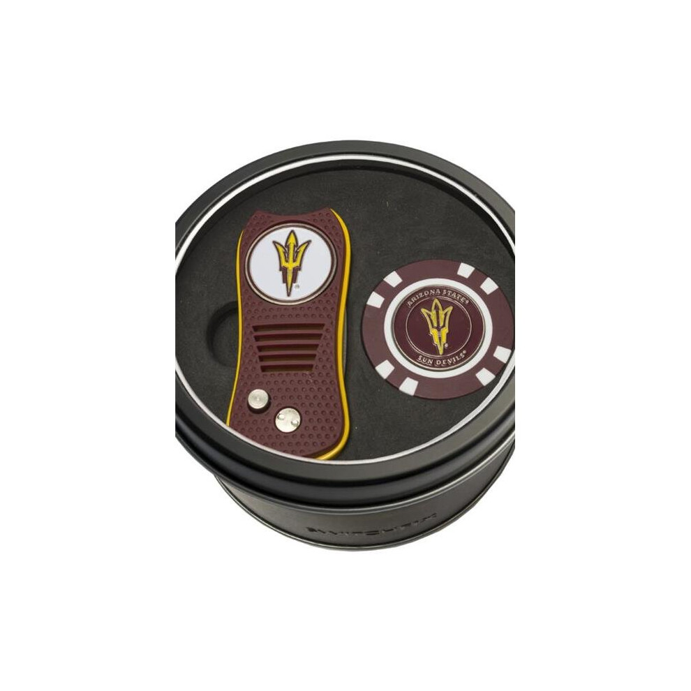 Photos - Golf Team  637556203533 Arizona State Sun Devils Tin Set - Switchfix,  Chip 20353