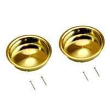 N6765 1.75 in. Brass Round Mortise Pull
