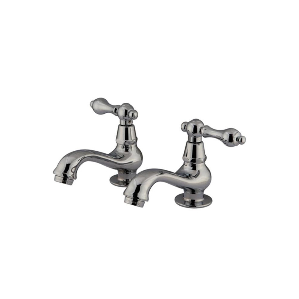 Basin Faucet Set - Polished Chrome Finish - Sold In Pairs 661541540921