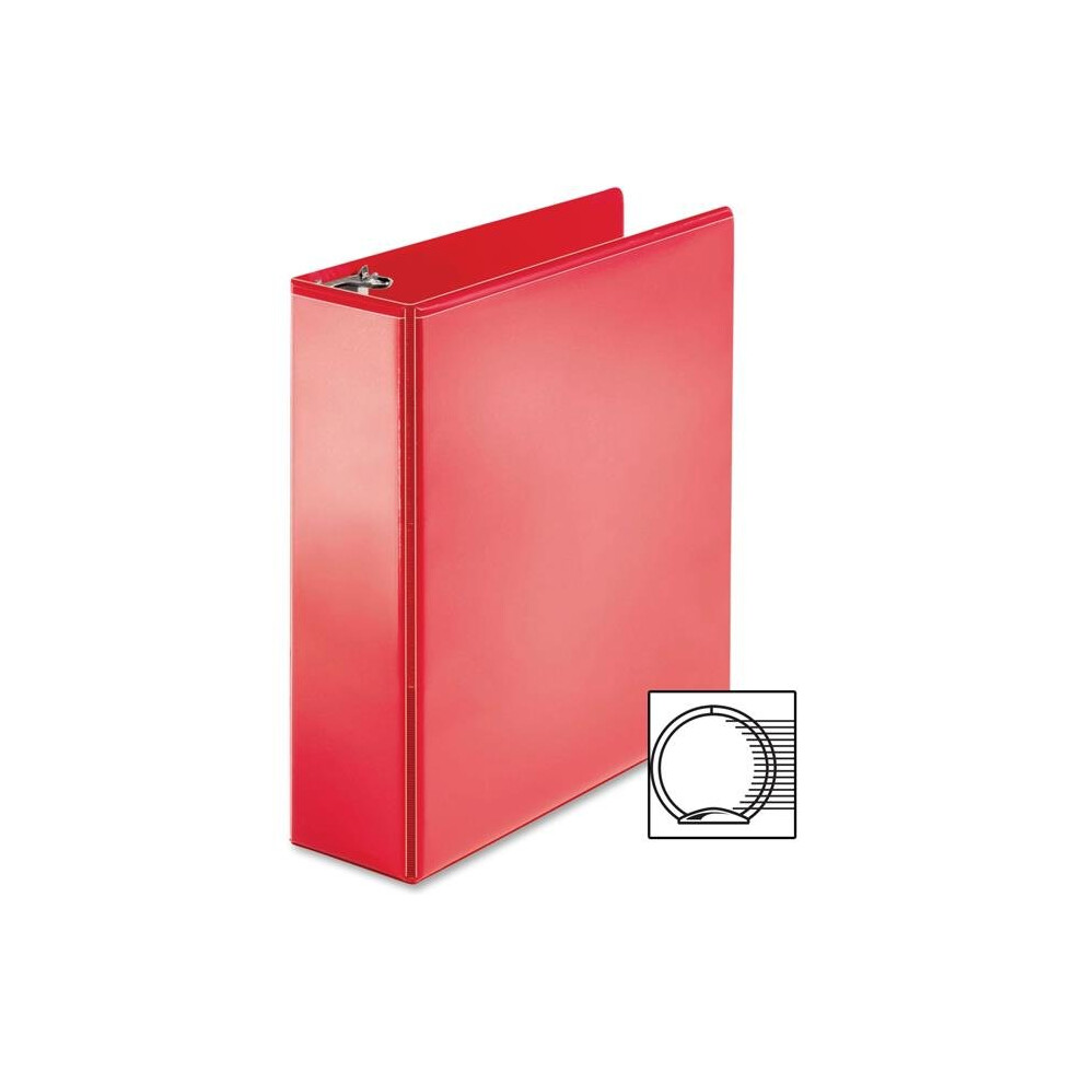 Photos - File Folder / Lever Arch File 3 in. Ring Binder - Red DA521469