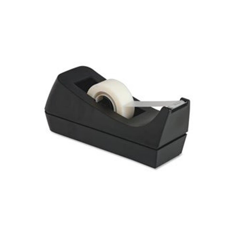 Tape Dispenser, Holds .5 In. .75 In. X 36 Yds, 1 In. Core, Black 654204642223